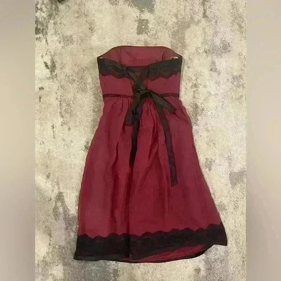 Women’s Burgundy Jordan Formal Dress - Picture 2 of 9